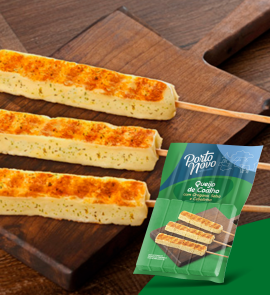 Queijo Coalho com Orégano, Salsa e Cebolinha